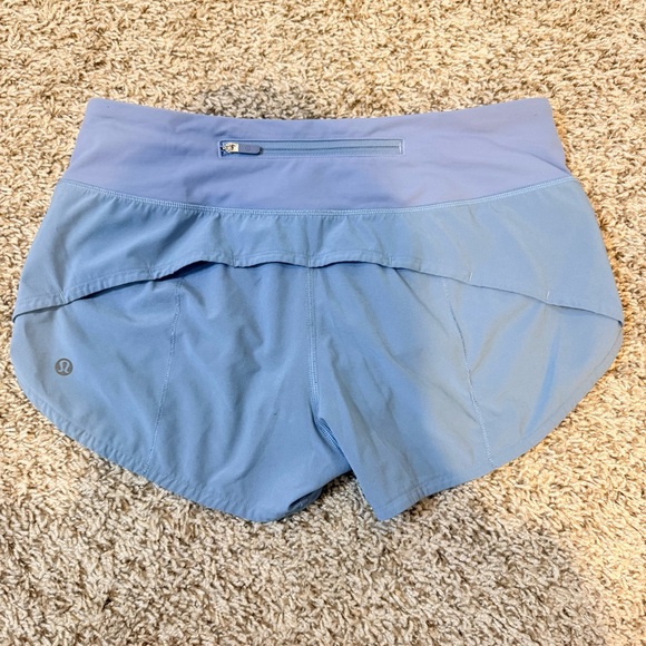 Lululemon Speed Up Short *2.5" Activewear Workout Cascade Blue Women’s Size 4 - Picture 6 of 7